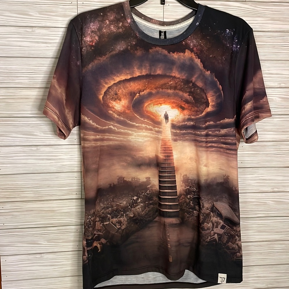 0286 Imaginary foundation, graphic, T-shirt, size medium